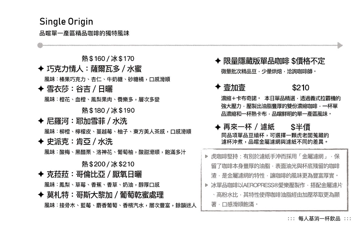 Menu Hu Kafei (Tiger Coffee)-3